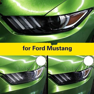 Для Ford Mustang автомобильные аксессуары TPU фара пленка изменить цвет против царапин фара защитная пленка колпаки лампы автомобиль наклейка