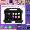 Android 14 Для KIA SPORTAGE 2011-2016 Автомагнитола Авторадио Мультимедийный проигрыватель Навигация Стерео Беспроводной Carplay WIFI+4G