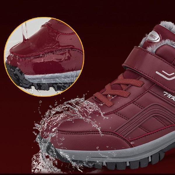 Теплые зимние ботинки, мужская повседневная рабочая обувь, кожаные или замшевые высокие нескользящие ботильоны, новые непромокаемые зимние ботинки для мужчин и женщин