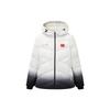 Brand Pattern Printed Zipper Hooded Down Jacket Women Outerwear White 162247941-1
