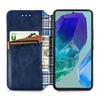 For Samsung Galaxy A16 5G/A16 4G PU Leather Case Rhombus Imprint Wallet Stand Phone Cover