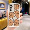 Мультяшная милая капибара Для чехла Samsung Galaxy S24 S23 S22 S21 Ultra Plus Fe A55 A54 A53 A52 A35 A25 A15 A14 5G Телефон Y2k Обложка