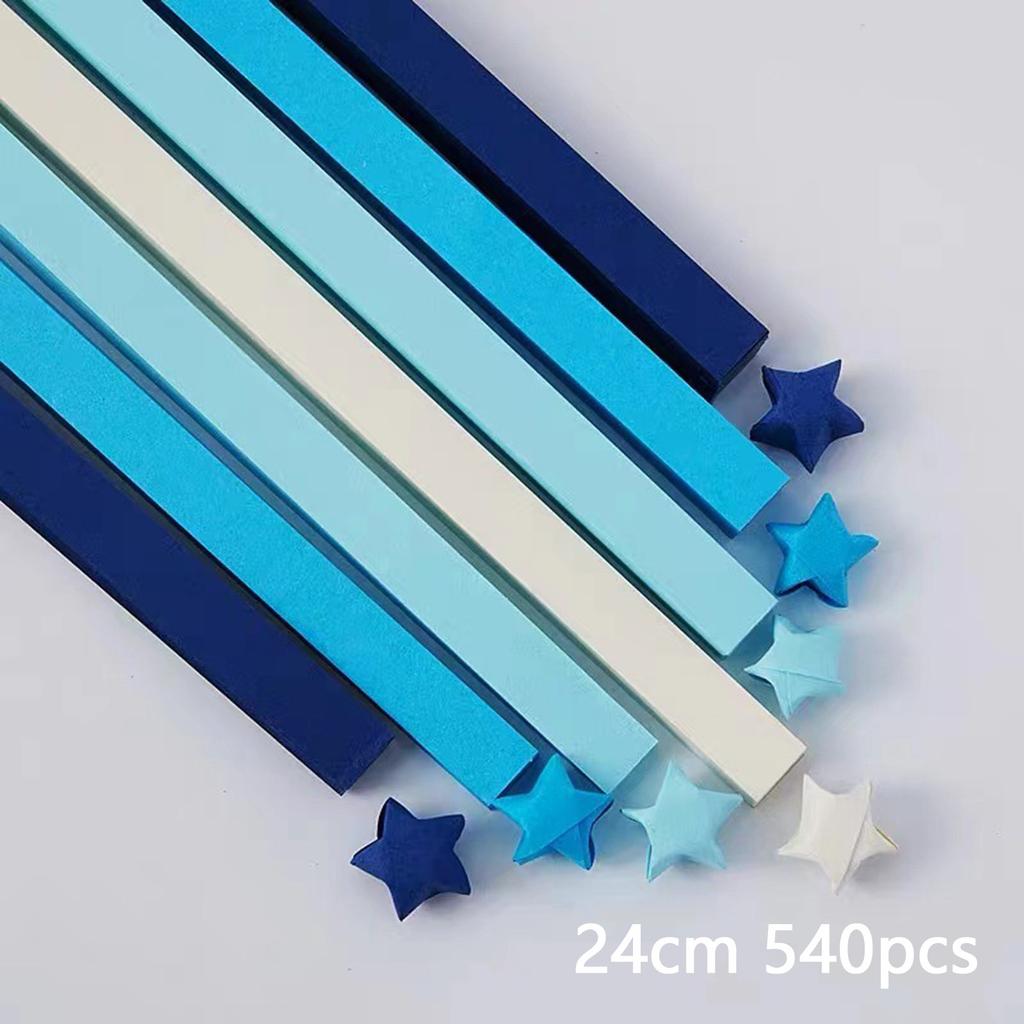 Handmade Paper Origami Folding Paper Strips Lucky Stars Diy Handmade Arts Multicolor Strip For Women Craft Decor Accessories
