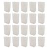 20pcs Tea Light Candle Bag Flame Retardant Reusable Heart Shape Design Paper Lantern Bag for