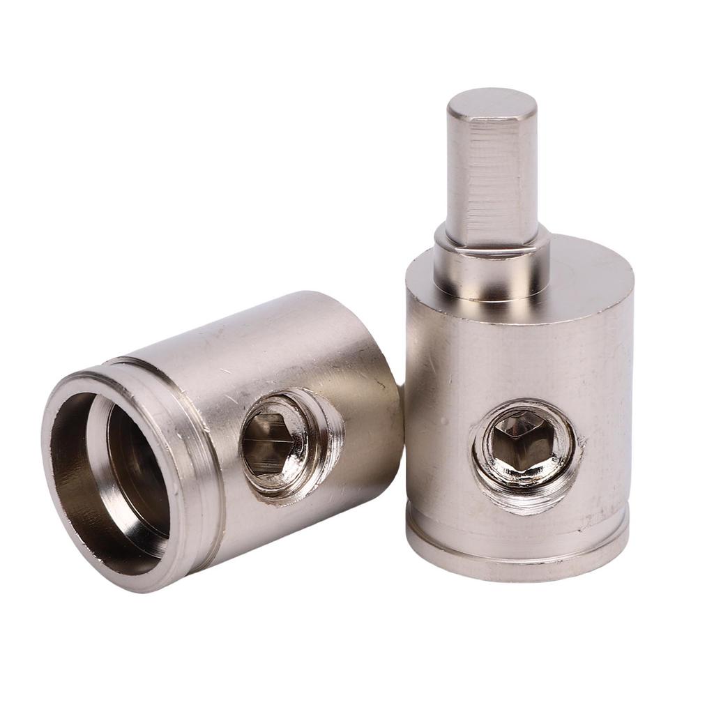 1 пара латунных редукторов входа усилителя Автомобильные клеммы для подключения проводов звукового усилителя для автомобильных звуковых систем от 0GA до 4GA