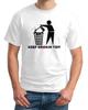 KEEP BRAIN TIDY T-SHIRT - No More Brainwash TV - Free Your Mind - Funny T-shirt