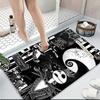 Nightmare Before Halloween Town Carpet Rug Soft Washable Anti Slip Home Living Room Sofa Mats Personalized Christmas Rug