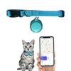 GPS Cat Collar - Waterproof Pet Location Tag For IOS Android, Smart Real-Time Tracking With Safety Elastic Buckle, Lightweight