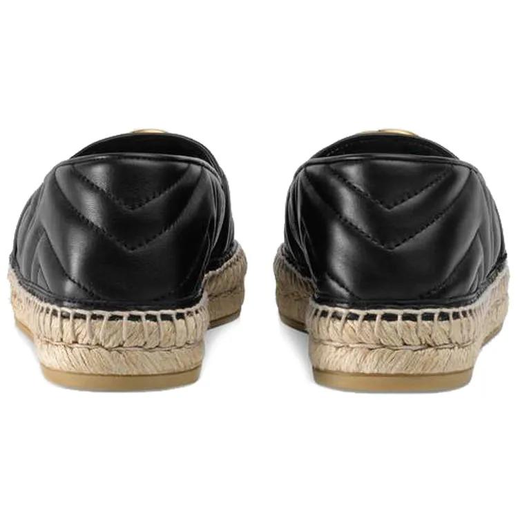 Gucci Womens GG Espadrilles 'Black' (women's sizes) Black Espadrilles 551890 BKO00 1000