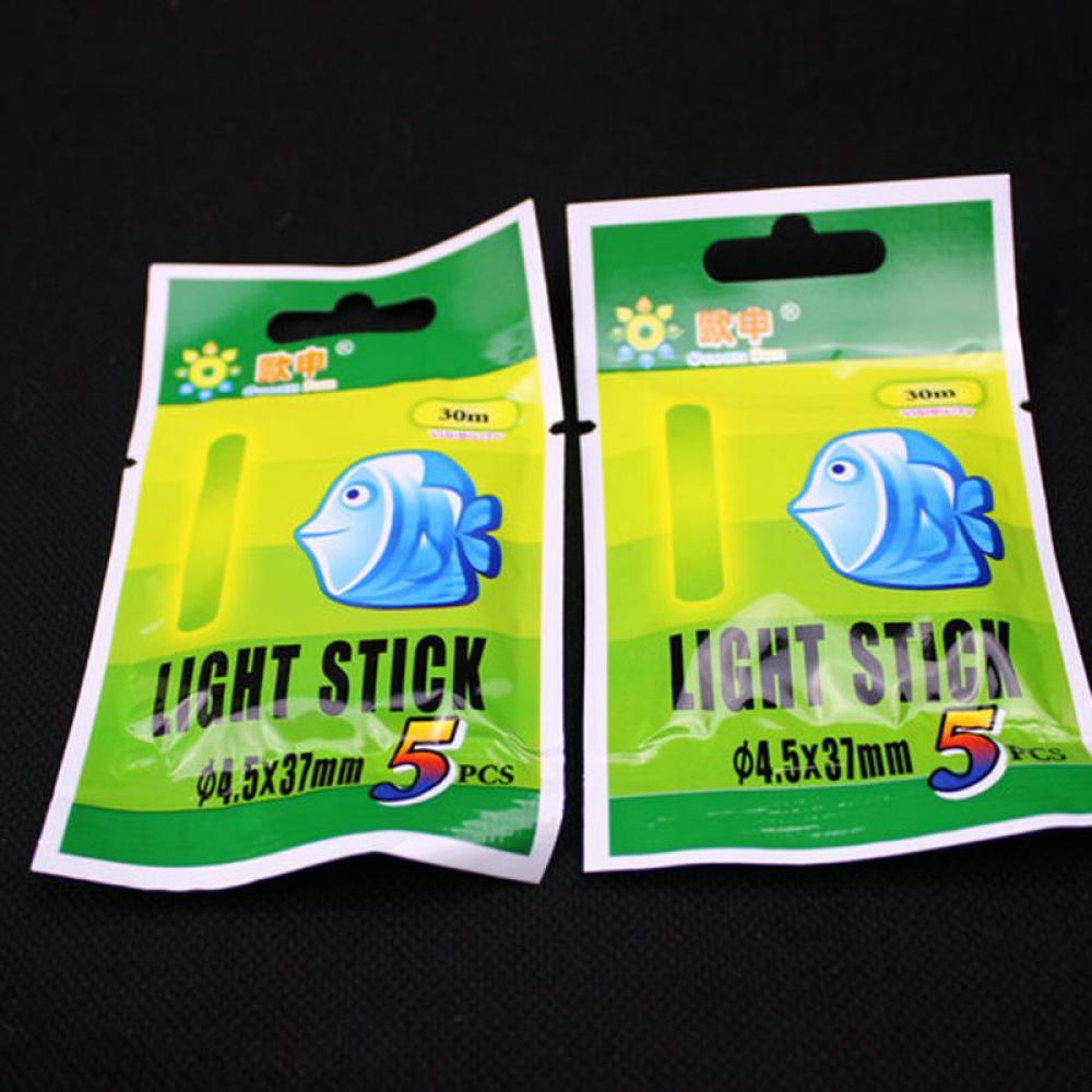 50pcs Outdoor Night Useful Fluorescent Light Dark Glow Stick Fishing Float Lightstick