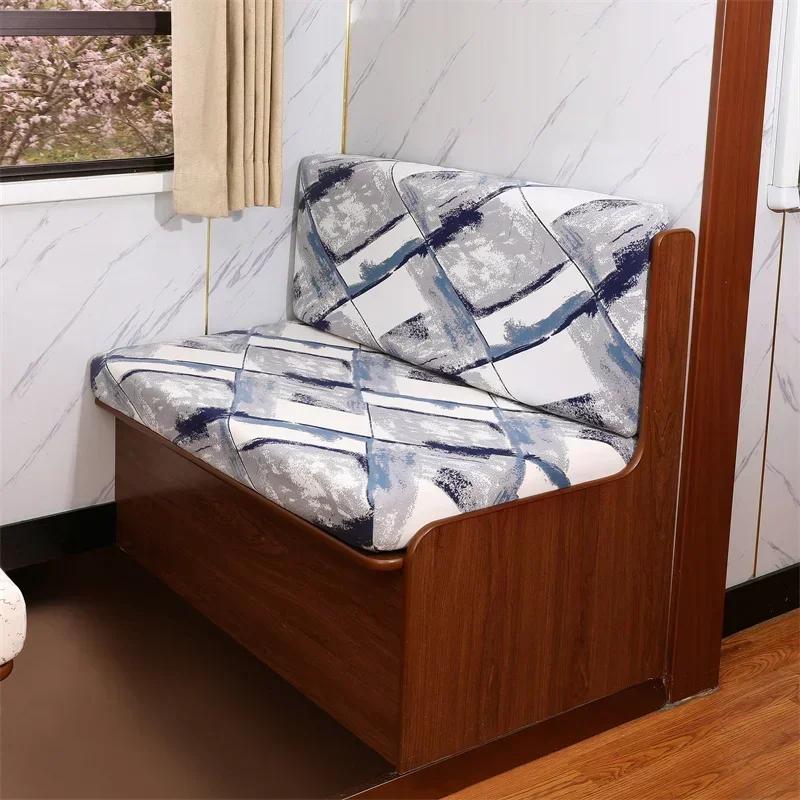 2 шт./комплект эластичные чехлы для подушек для обеденного уголка в автофургоне, чехлы для дивана и сидений в автофургоне, моющиеся чехлы для мебели, протекторы для скамейки в автофургоне, кемпере