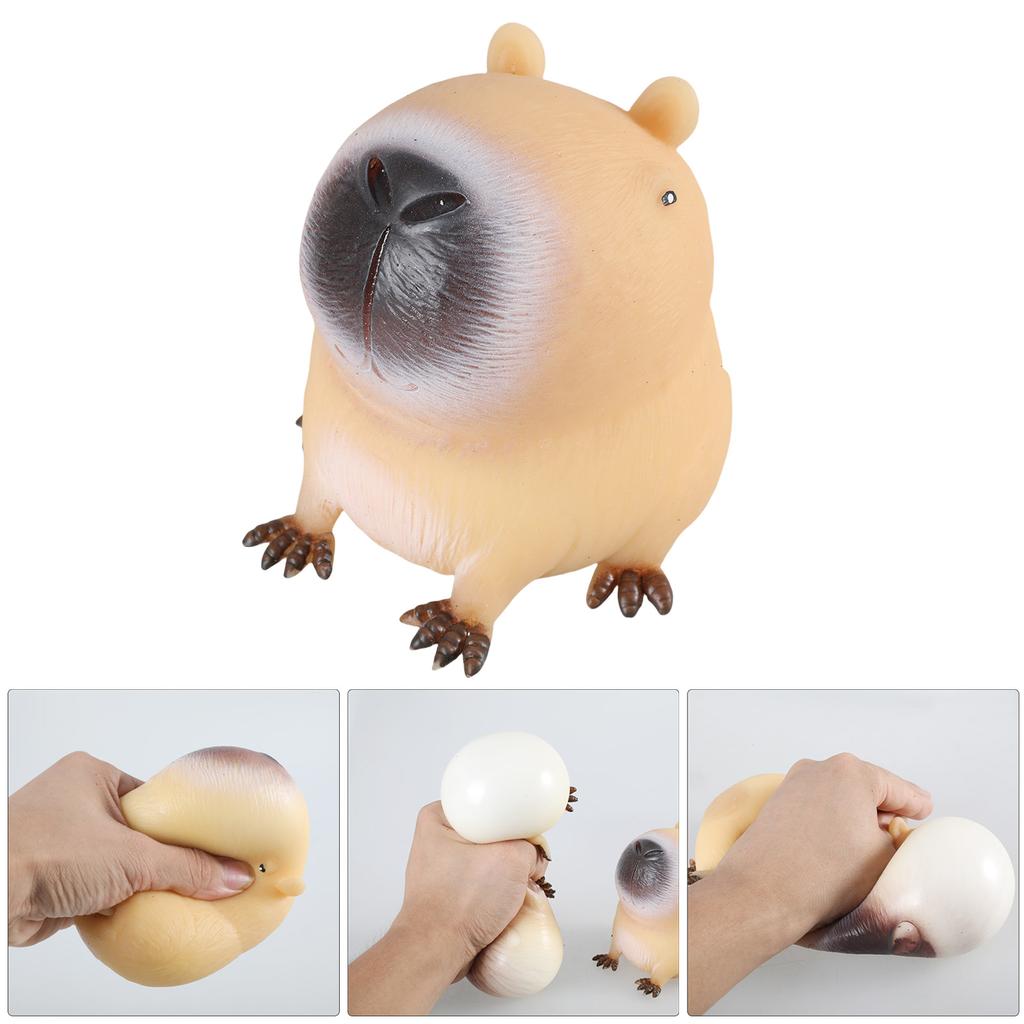 Soft Stretchy Capybara Squeeze Splashing Toy for Decompress Office TPR Balls Relaxation Toy Stress Reliever for Students