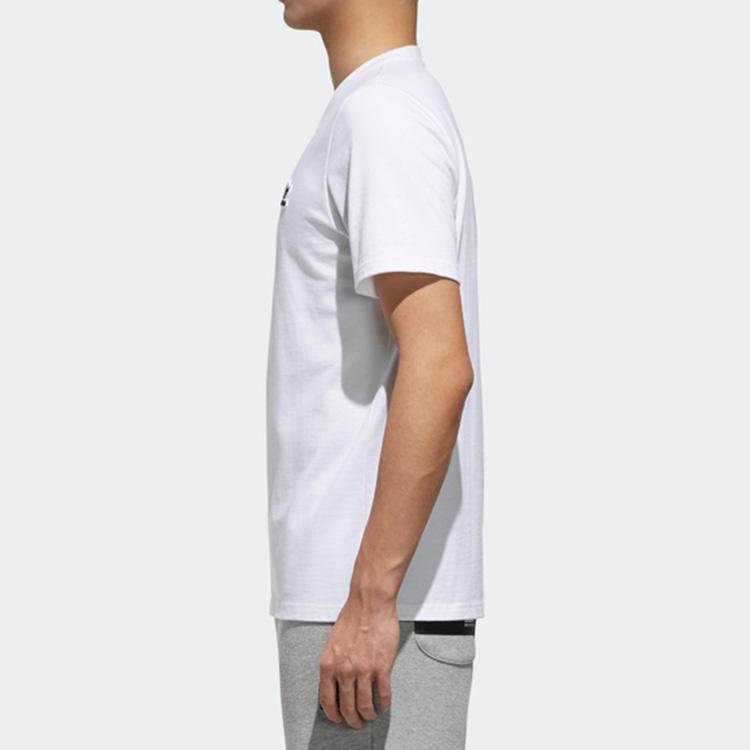 Adidas Originals Trefoil Essential Short Sleeve T-Shirt Men Tops White DN8024