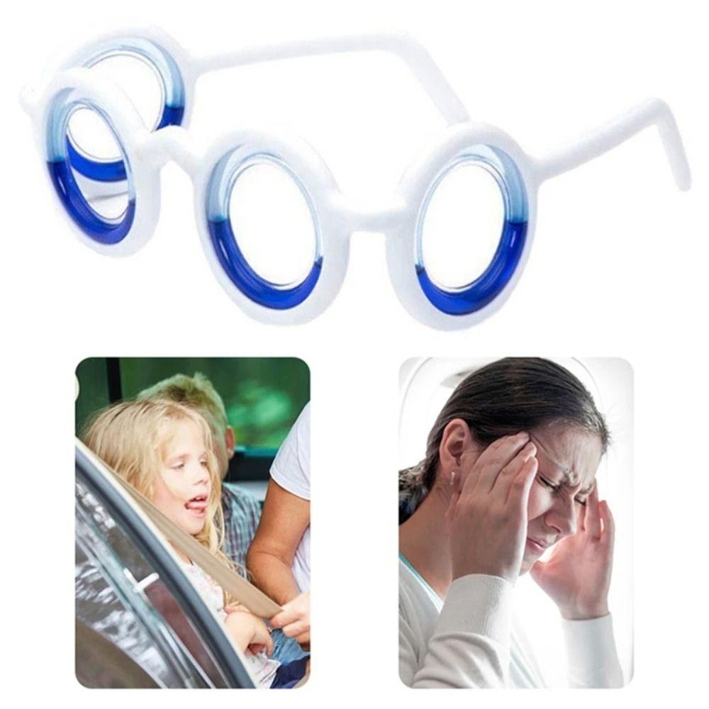 Очки от укачивания в автомобиле, против головокружения, портативные, натуральные, облегчающие тошноту, очки для детей и взрослых