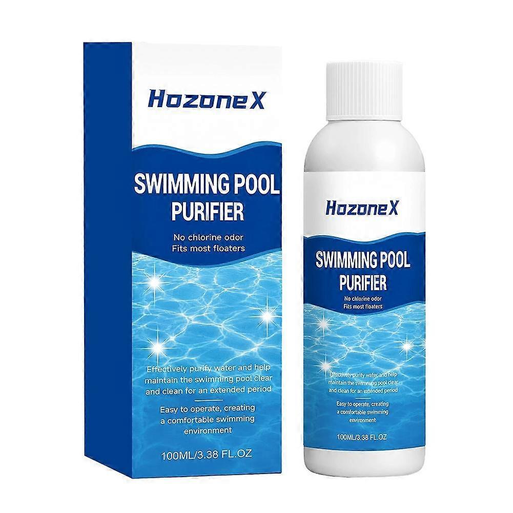 Hozonex Swimming Pool Purifier, Pro Pool Water Purifier Liquid-100ML