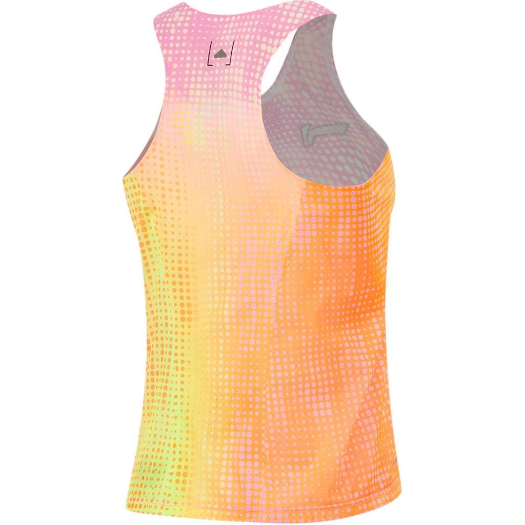 Li Ning Running Series All Over Print Удобная дышащая универсальная повседневная майка для женщин AAYU010-3