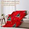 75 * 100 Cm Christmas Flannel Printed Blanket Holiday Gift