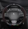 Чехол на руль автомобиля для Peugeot 106 107 108 206 207 208 301 307 308 406 407 408 508 607 2008 3008 4008 5008 GT RCZ Rifter