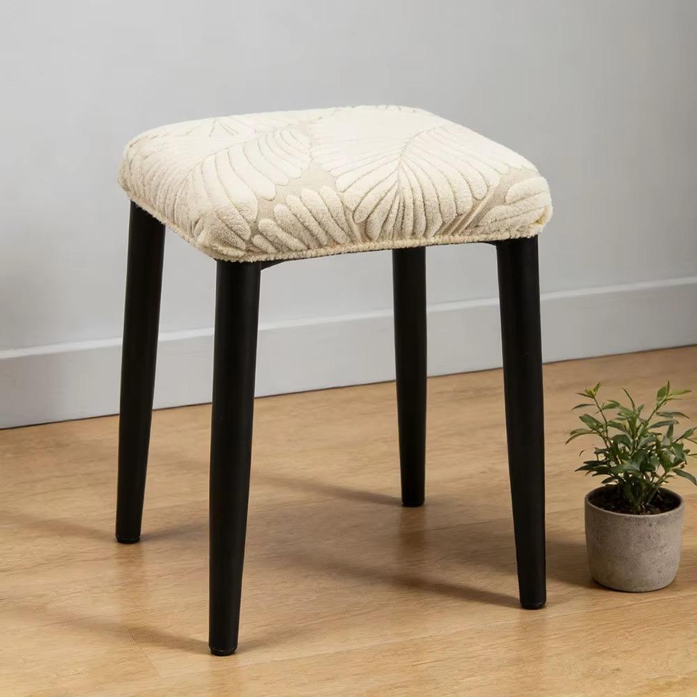 1Pc Washable Chair Seat Cover Elastic Square Stool Case New Seat Cushion Covers  Dining Chair