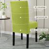 Kitchen Fleece Seat Slipcover Dining High Chairs Protector Covers Elastic Polar Dining Chair Covers Chair Slipcover Chair Cover