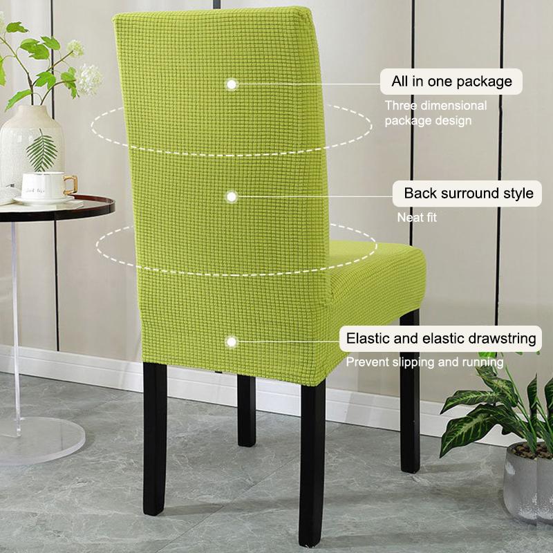 Kitchen Fleece Seat Slipcover Dining High Chairs Protector Covers Elastic Polar Dining Chair Covers Chair Slipcover Chair Cover
