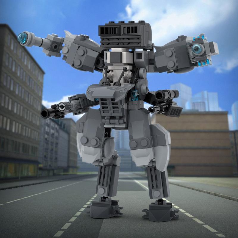 2024 3D Спикерман Детский блок пластиковый игровой конструктор для подростков и детей Skibidi унитаз 242 шт.