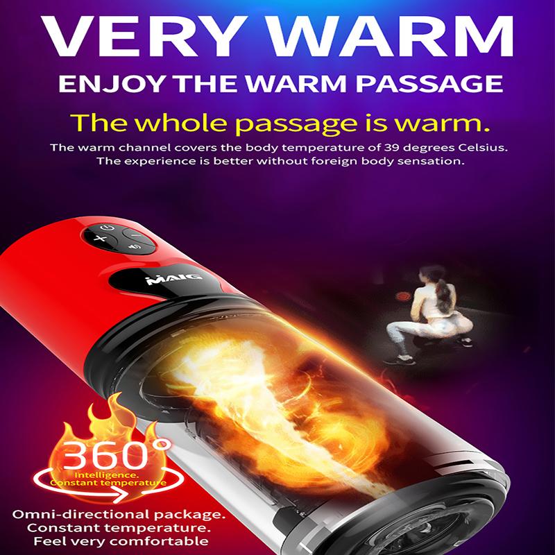 Мужской мастурбатор, автоматическое телескопическое вращение, настоящая вагина, чашка для голосовой мастурбации для мужчин, карманная киска, сильные секс-игрушки