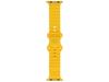 New GlacierX Silicone Classic Waffle Sunburst Smartwatch Strap for Apple Watch 42/44/45/49mm Yellow