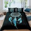 Dream Catcher Duvet Cover Set Kids Bohemian Mandala Bedding Set King Size Tie Dye Purple Boho Floral Gypsy 2/3pcs Quilt Cover
