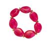 Bohemian Acrylic Bangle Smudging Retro Hand Ring Temperament Irregular Wide Bracelet  Gift