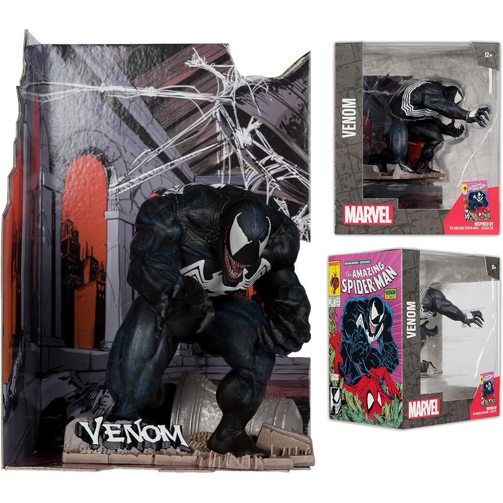 McFarlane Toys Marvel Venom 1:10 Scale Scene Collection Amazing Spider-Man #316 Action Figure