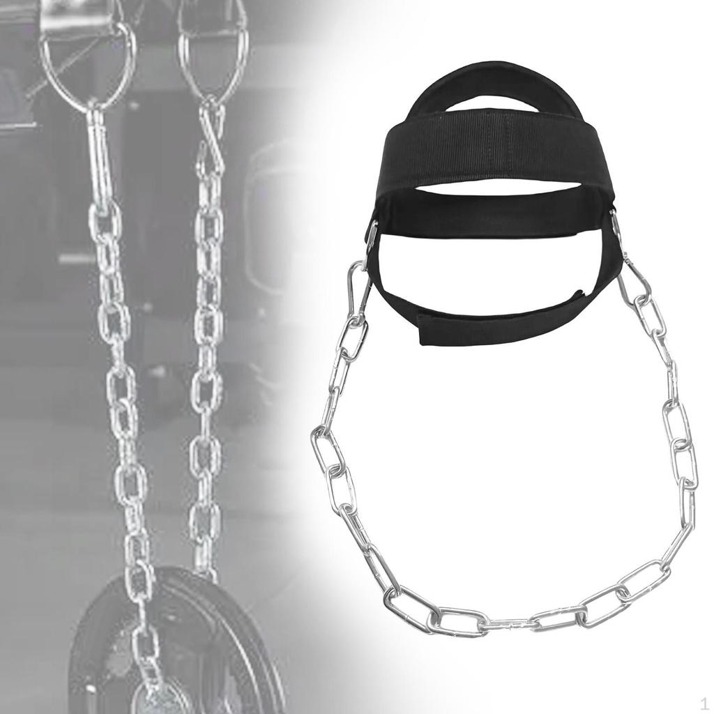 Head Harness Neck Trainer Strength Training Strap Exerciser for Weight Lifting Muscle