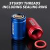 AABHR1 4Pcs Tyre Valve Cover Metal Car Tire Wheel Stem Air Valve Cap for Cadillac ATS BLS CT4 CT5 CTS EXT ESCALADE SRX XT4 SLR XTS