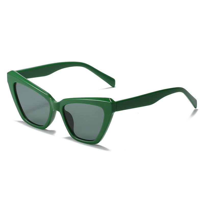 New trend cat eye sunglasses European and American personality Internet celebrity candy color gradual change versatile ins sunglasses