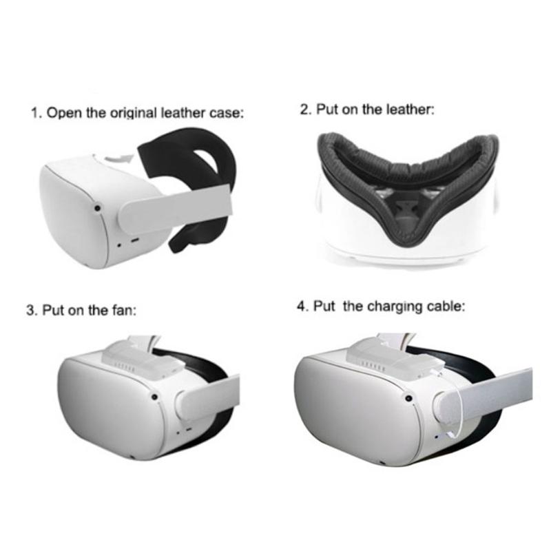 Активный вентилятор-охладитель для VR-очков Oculus Quest 2, охладитель линз VR-шлема
