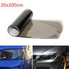 30cmx200cm Light Black Auto Car Light Headlight Taillight Tint Vinyl Film Sticker Easy Stick Motorcycle Whole Car
