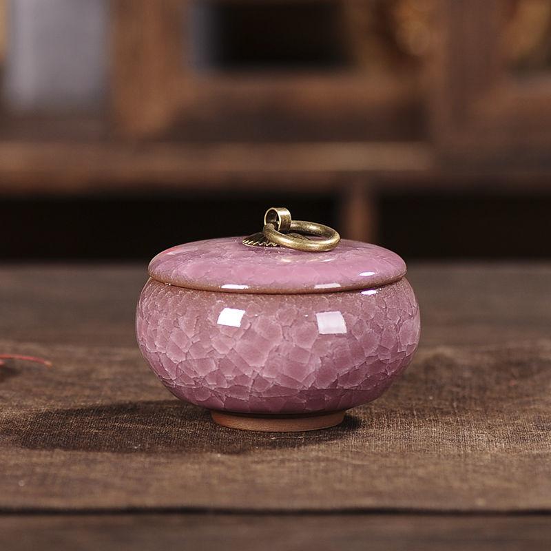 Portable Tea Coffee Sugar Jar Mini Airtight Kitchen Jar Storage Container with Lid China Storage Bottles & Jars Home Decor Gifts