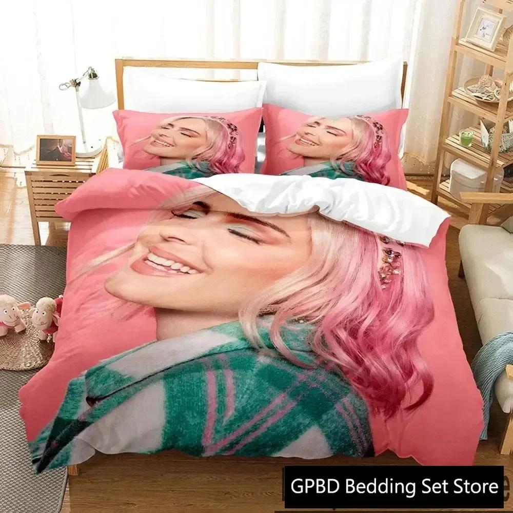 3D Print Anne-Marie Bedding Set Double Twin King Duvet Cover Comforter Pillowcase Boys Girls Adults Bedroom