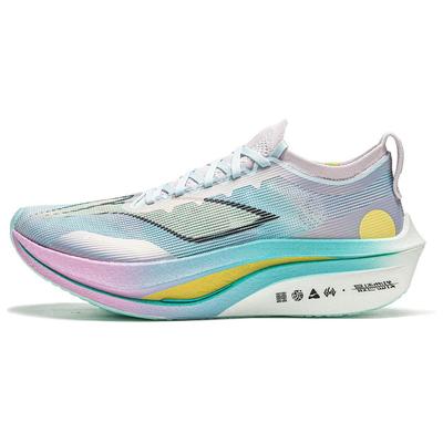 Кроссовки Li Ning Fei Dian 4 Elite Cotton Candy Carbon Plate с амортизацией, высокой устойчивостью, нескользящие, износостойкие, дышащие, с низким верхом ARMU007-11