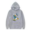 Женская флисовая спортивная свободная серая осенняя толстовка с рисунком Дональда Дака от Disney, пуловеры, недорогие худи в стиле Y2k, мужские толстовки.