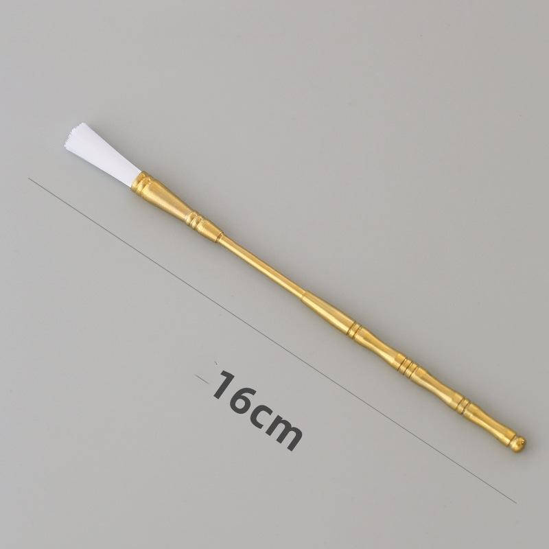 Латунные инструменты для благовоний Сделай сам Бытовые удлинительные аксессуары Ароматерапевтическая печь Бутылочка для благовоний Ложка для благовоний Инструменты для сметания благовоний