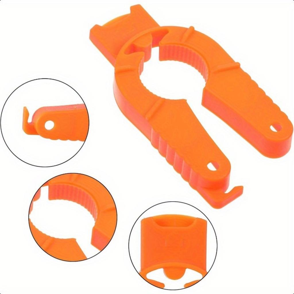 Plastic Bottle Cap Opener 3 Piece Water Bottle Opener Orange Soda Can Opener 3 In 1 Multi-Purpose Water Bottle Opener.