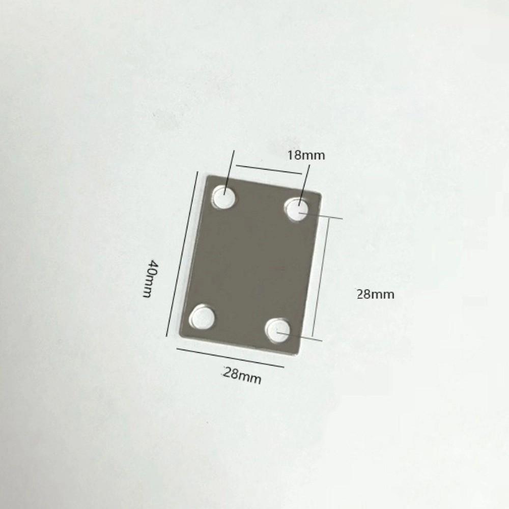 10 шт. Угловой кронштейн из нержавеющей стали Прямые мебельные крепежи Соединители для деревянных досок