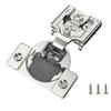 Concealed Nickel Plated Kitchen Cabinet Hinges 1/2 Inch Overlay Cabinet Hardware