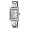 Standard Analog Stainless Steel Mother Of Pearl Dial Quartz LTP-1234DS-4A Women's Watch
