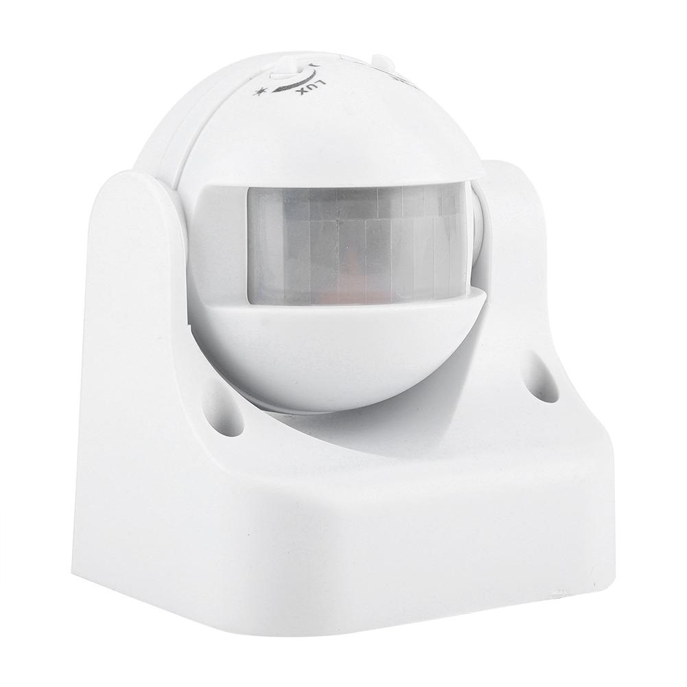 AC110-240V 10A Angle Adjustable Automatic Infrared Sensor Human Body Induction Switch