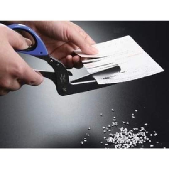 Shredder scissors Total length Blade length 7cm destroying USB membership (scissors) approx. 18cm, approx. [For receipts, CDs, DVDs, memory, cards,