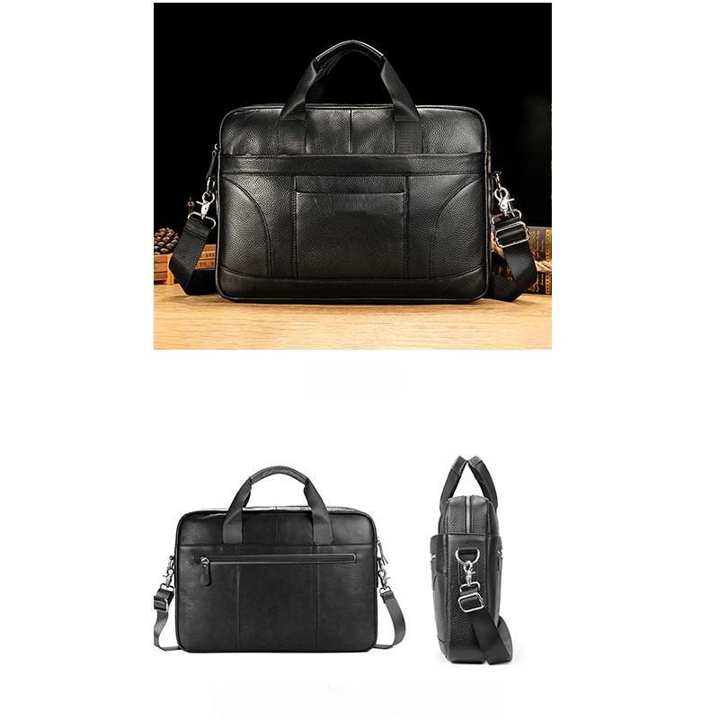Мужской компьютерный портфель 16 дюймов, большая вместимость, первый слой коровьей кожи, мужская сумка через плечо высокого класса в стиле ретро из кожи