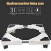 8 Wheels with Brake Automatic Washing Machine Base Stand Holder Refrigerator Supporting Rack Washing Machine Movable Base