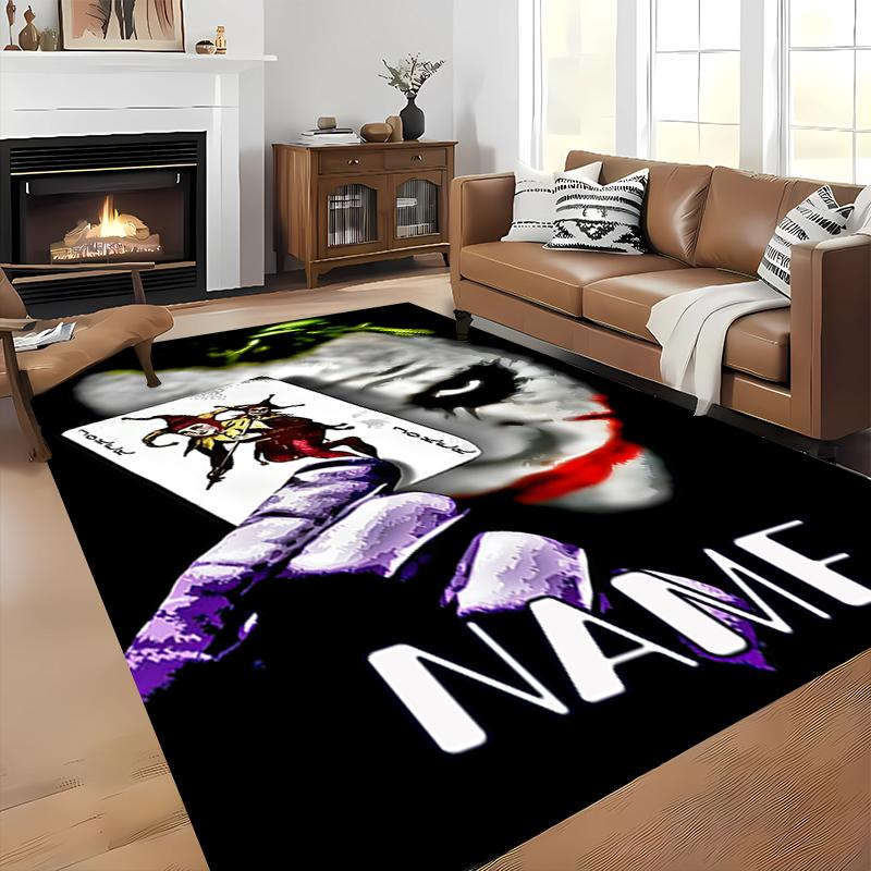 Custom personalization Joker Area Rug - Perfect For Kitchen, Bathroom,Laundry Room Decor Large Size Available,Gift All Seasons